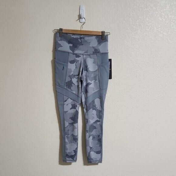 NEW Athleta All In Camo 7/8 Tight Cobblestone Grey Heather SIZE XS - Picture 4 of 14